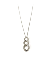 Collana Bliss Donna in Oro bianco Diamante 0.12 Ct 1375700 - 1375700